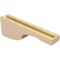 Ekena Millwork 3"W x 18"D x 6"H Thin Del Monte Rough Cedar Woodgrain TimberThane Corbel, Primed Tan CORUR03X18X06DELRCPR - alternate 2